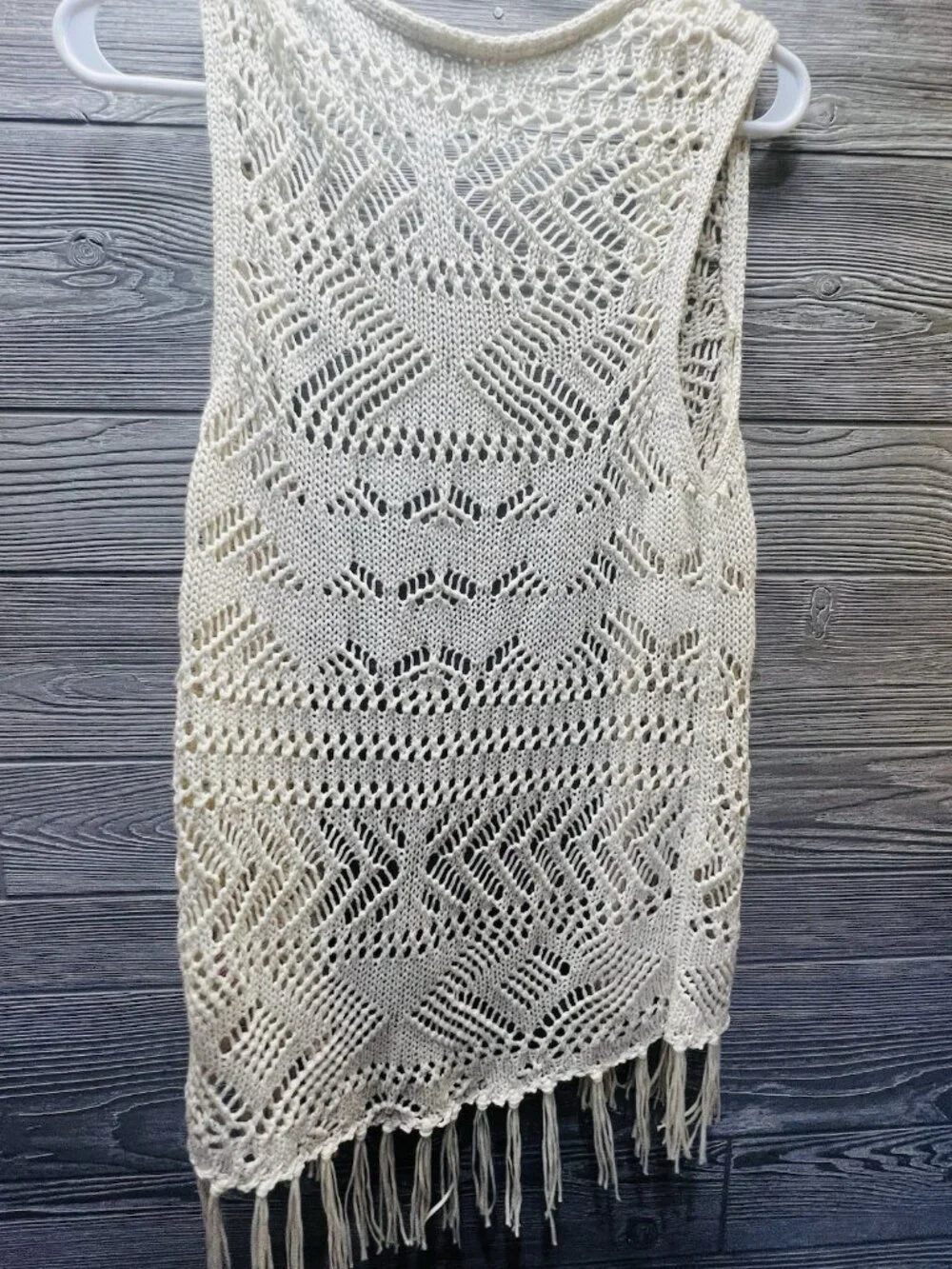 Justice cream vest